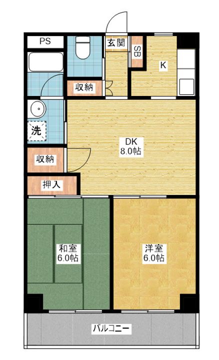 メイプル金山の間取り