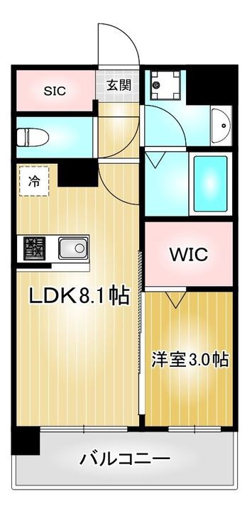 デュオフラッツ栄の間取り