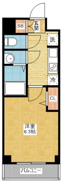 メイクス上前津Ⅲの間取り