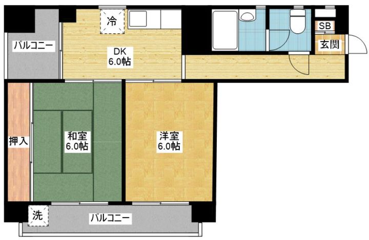 福信ビルの間取り