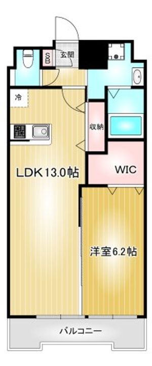 セントラルコート千代田の間取り