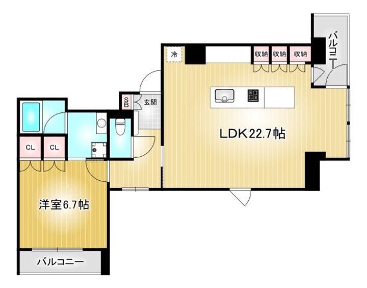 IZUMI1の間取り