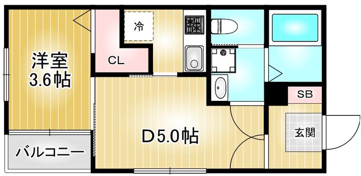 パールスクエアの間取り