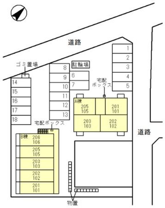 富山県高岡市木津(アパート)の賃貸物件のその他画像