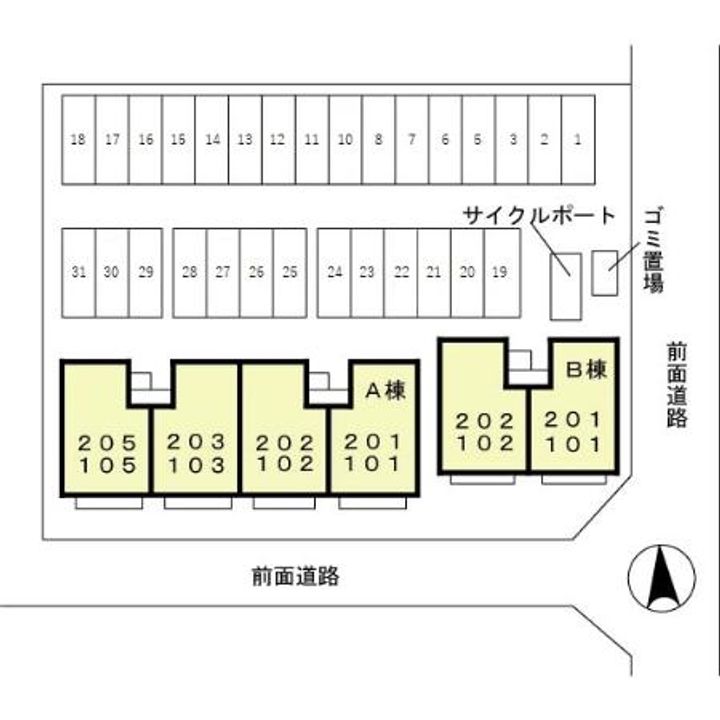 富山県砺波市栄町(アパート)の賃貸物件のその他画像