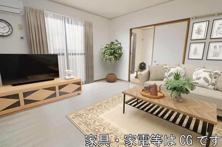 富山県砺波市栄町(アパート)の賃貸物件の居間
