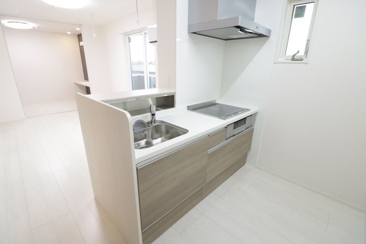 富山県富山市花園町2丁目(アパート)の賃貸物件のキッチン