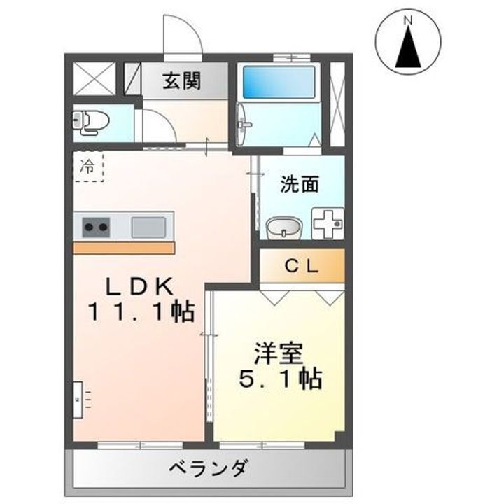 メゾン ラ・セーヌⅡの間取り