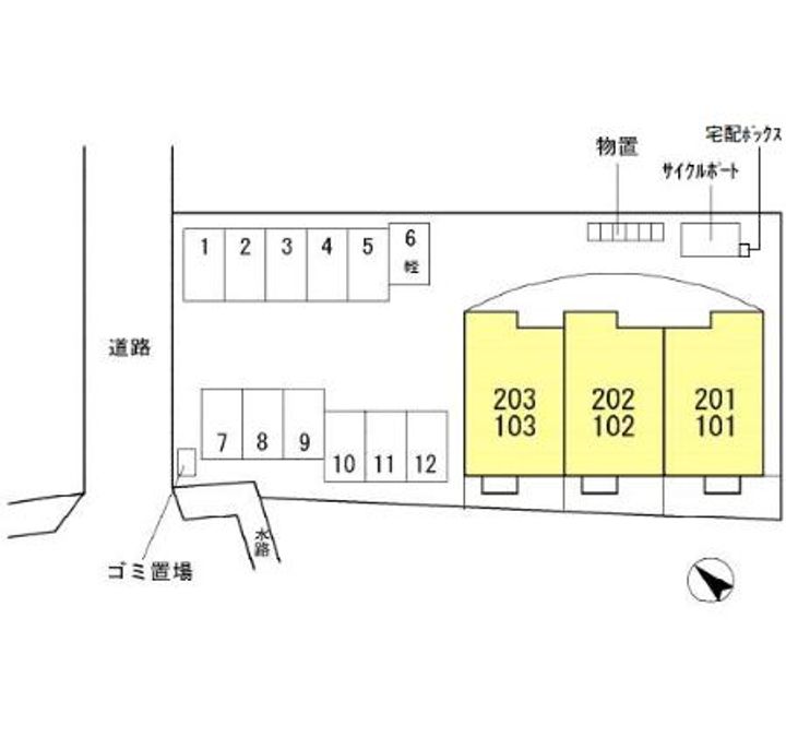 富山県高岡市出来田(アパート)の賃貸物件のその他画像