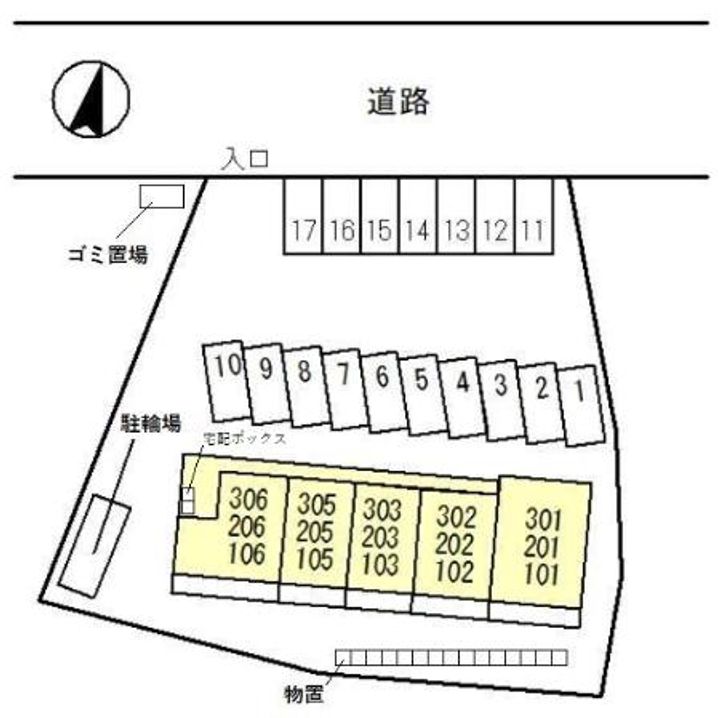 富山県高岡市戸出町3丁目(アパート)の賃貸物件のその他画像