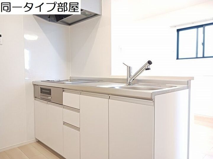 富山県富山市婦中町下井沢(アパート)の賃貸物件のキッチン
