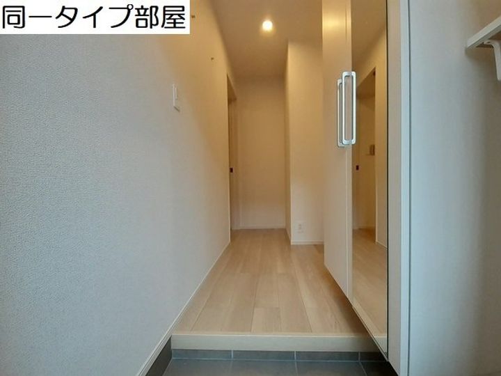 富山県富山市婦中町下井沢(アパート)の賃貸物件の玄関
