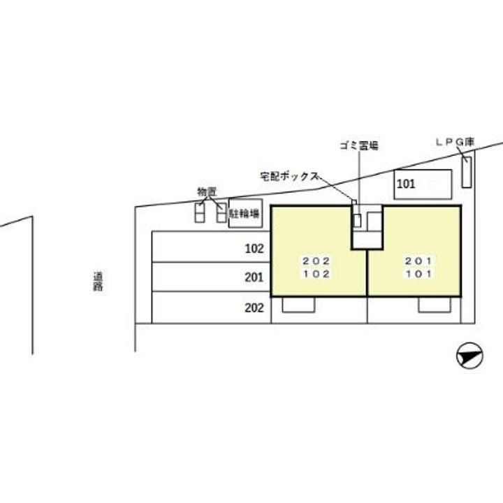 富山県射水市三ケ(アパート)の賃貸物件のその他画像