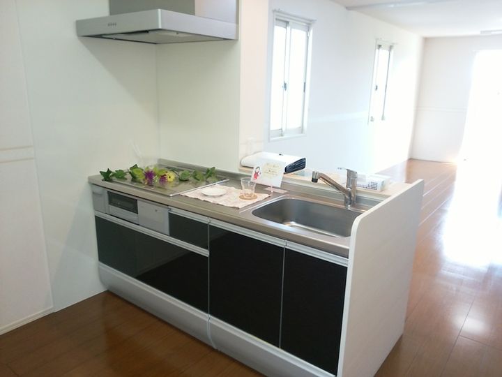 富山県高岡市石瀬(アパート)の賃貸物件のキッチン