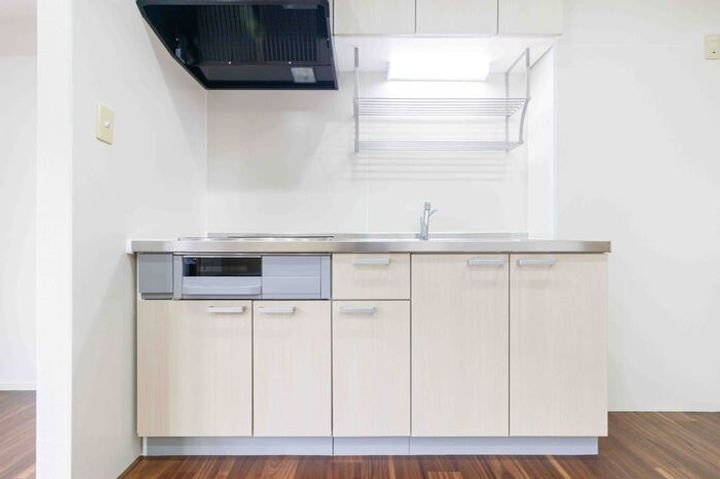 富山県射水市戸破(アパート)の賃貸物件のキッチン