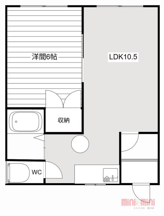 ポテトハイム101の間取り