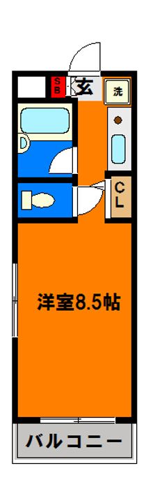 ラ・バレルージュⅠの間取り