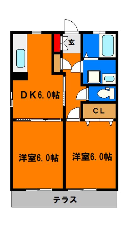 にふてぃはうす3の間取り