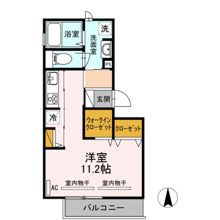 CREA桜町 A棟の間取り