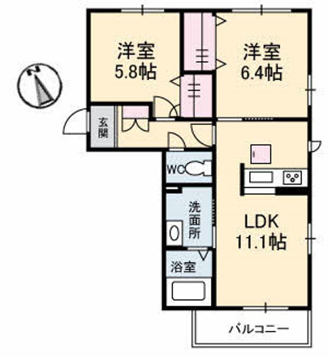 フォーリエの間取り