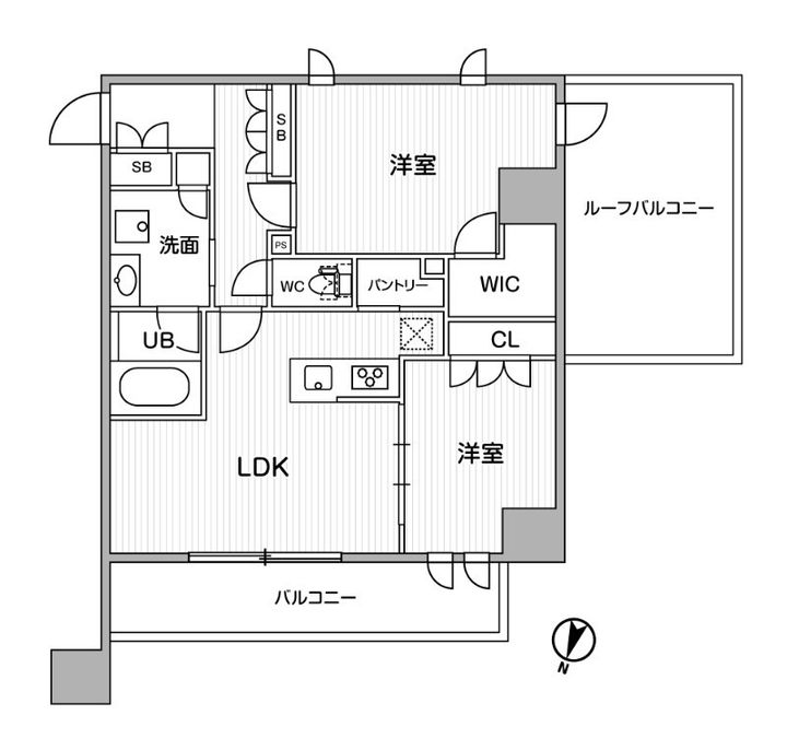 シーズンフラッツ新大塚 の間取り