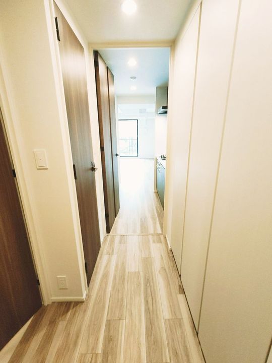 パークアクシス新宿百人町の玄関