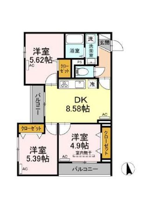 グラナーデ目白御留山の間取り