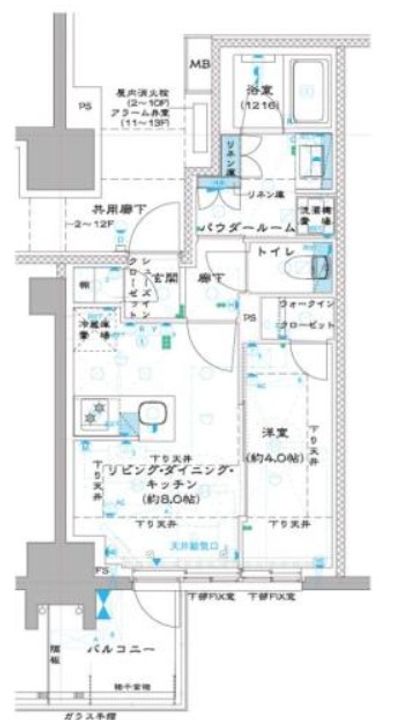 オーパスレジデンス中板橋の間取り
