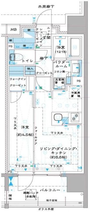 オーパスレジデンス中板橋の間取り