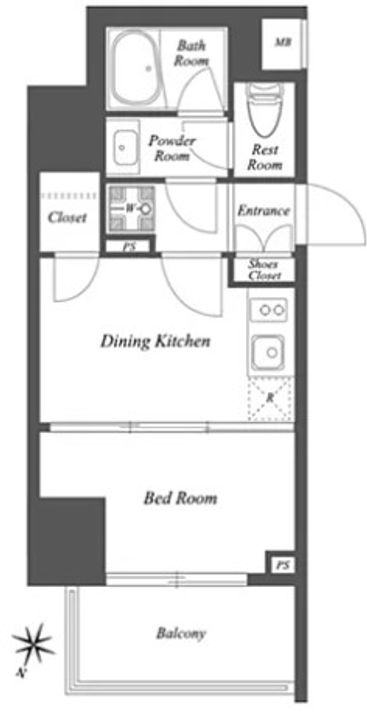 ブランシエスタ雑司が谷の間取り