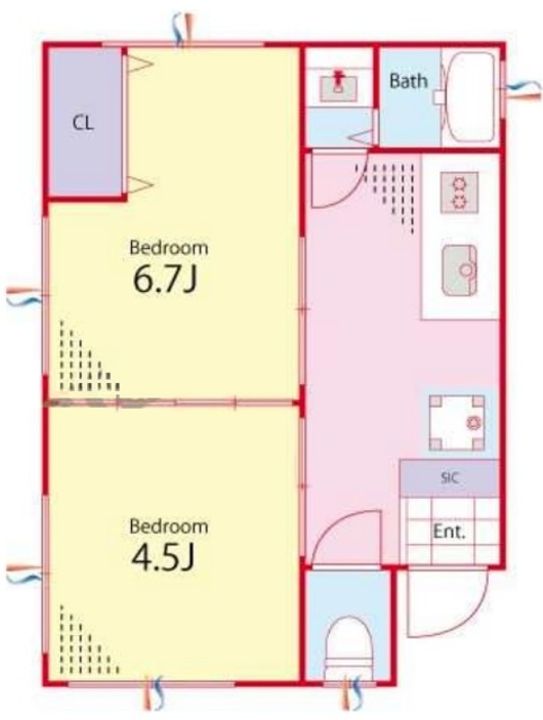 小日向テラスの間取り