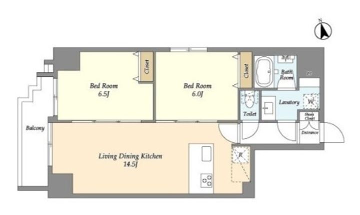 Neo Urban Residence Komagomeの間取り