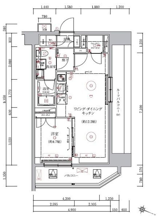 ベルシード板橋本町プレミアⅡの間取り