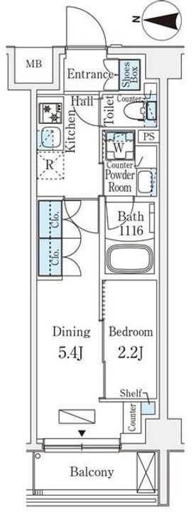ARKMARK新宿西落合 の間取り