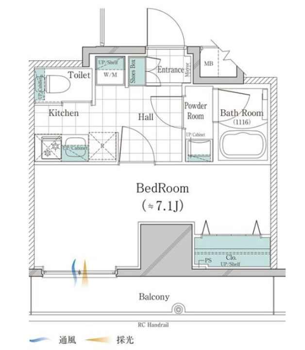 ガリシア大塚southの間取り