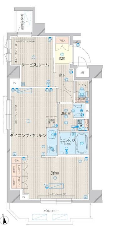 ルーブル上板橋の間取り