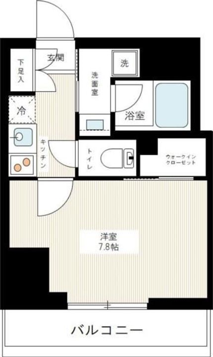 東京都豊島区南大塚2丁目の賃貸マンションの間取り