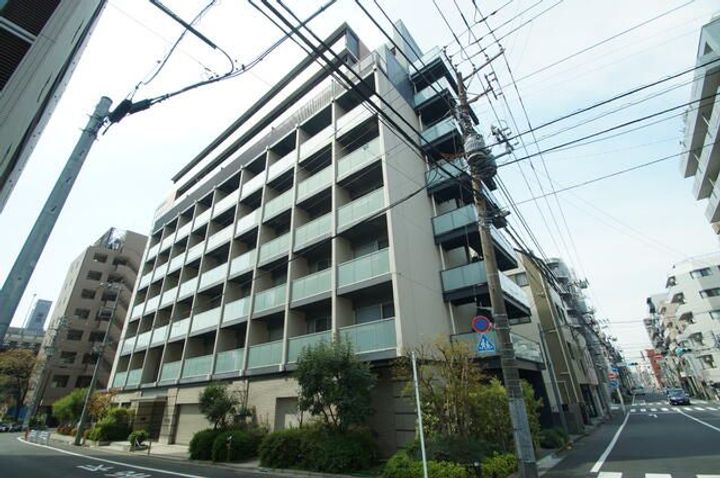 東京都墨田区緑4丁目の賃貸マンションの外観