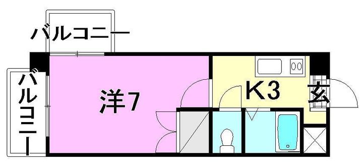 メゾン桑原201の間取り