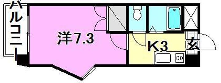 メゾン桑原207の間取り