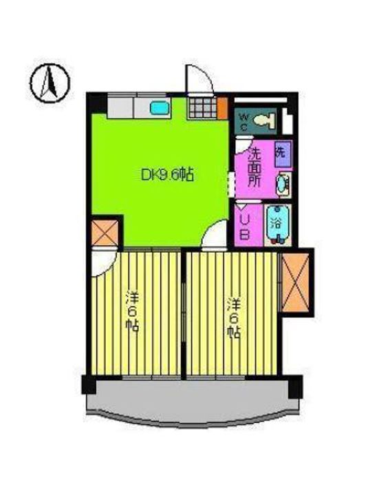 メゾン夢来202の間取り