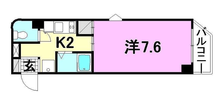 メゾンド安城寺2308の間取り