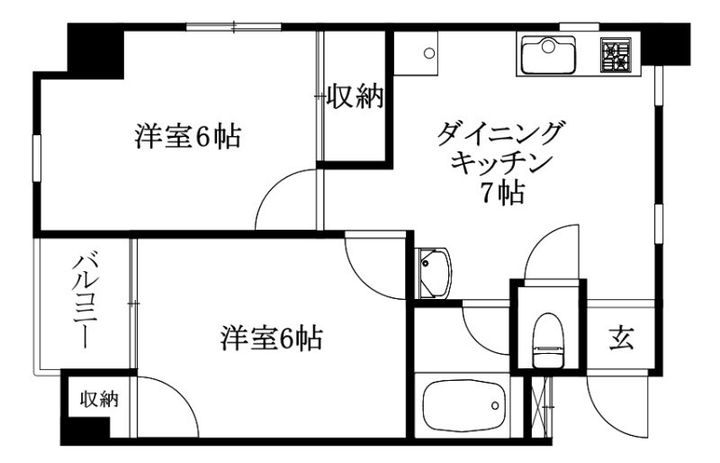 ビームス403の間取り
