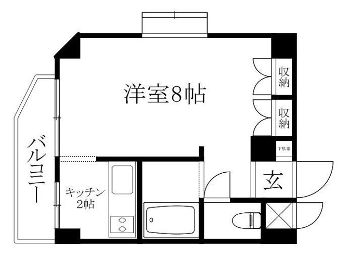 パラドール東雲1505の間取り