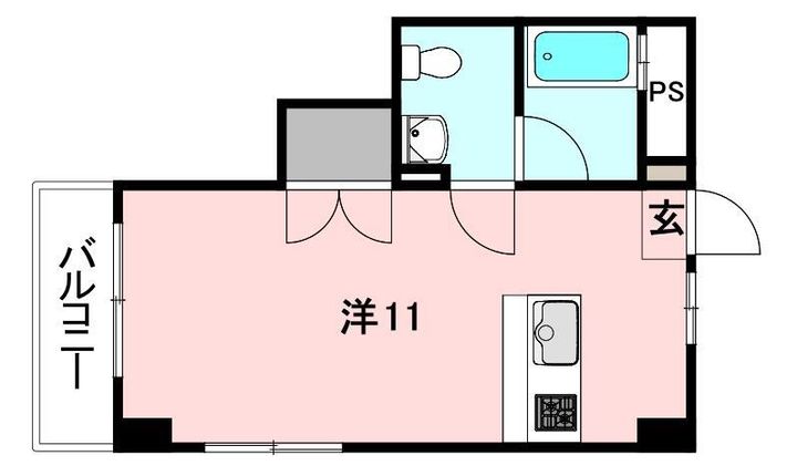 チフネマンションNo5205の間取り