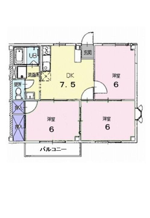 ドミールパル201の間取り