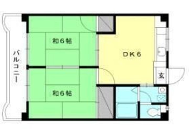 サウスガーデン301の間取り
