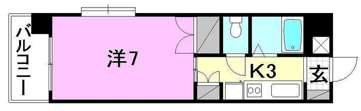 メゾン中村5508の間取り