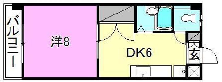 シェレナ辻町507の間取り