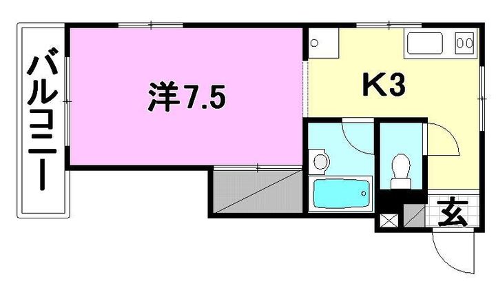 BLESS鷹子303の間取り
